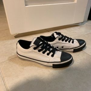 Special Edition white and black Converse All Stars